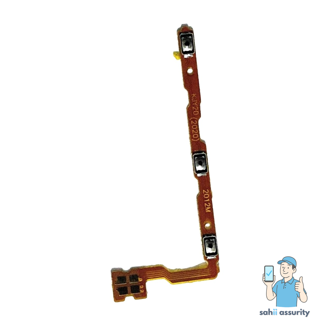 Power Button Flex Cable for Vivo Y20G thumbnail